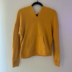 yellow light-weight hoodie